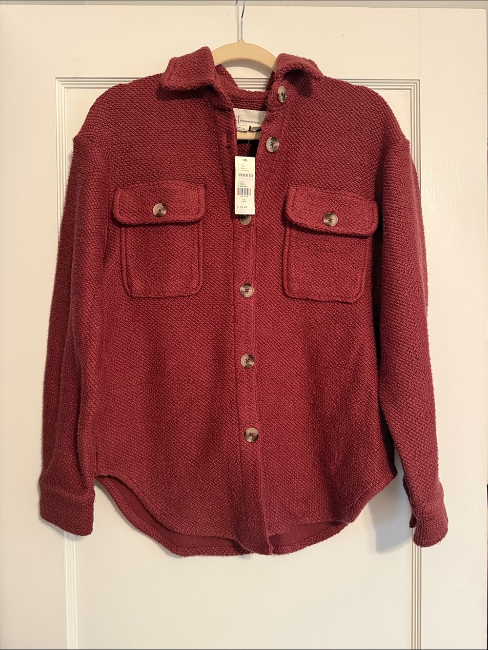 Anthropologie Knit Shirt Jacket NWT XXS